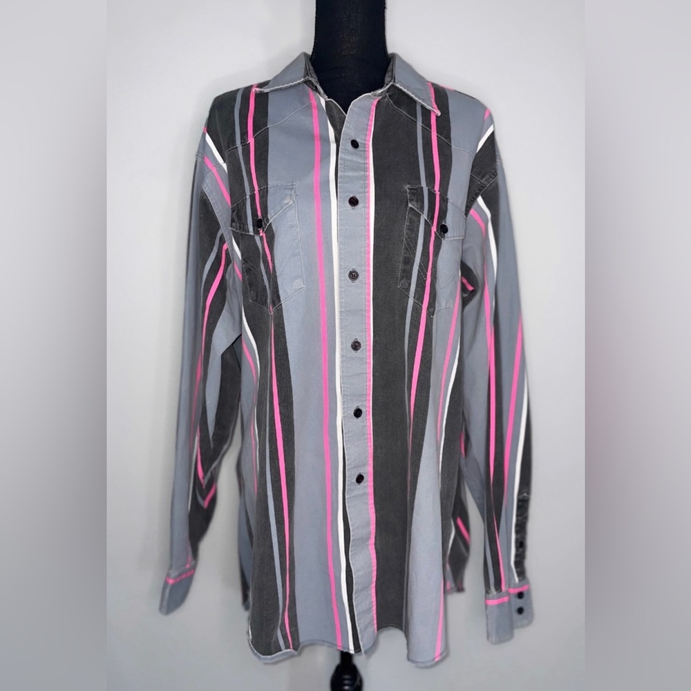 Vintage Wrangler Brushpopper Button Up